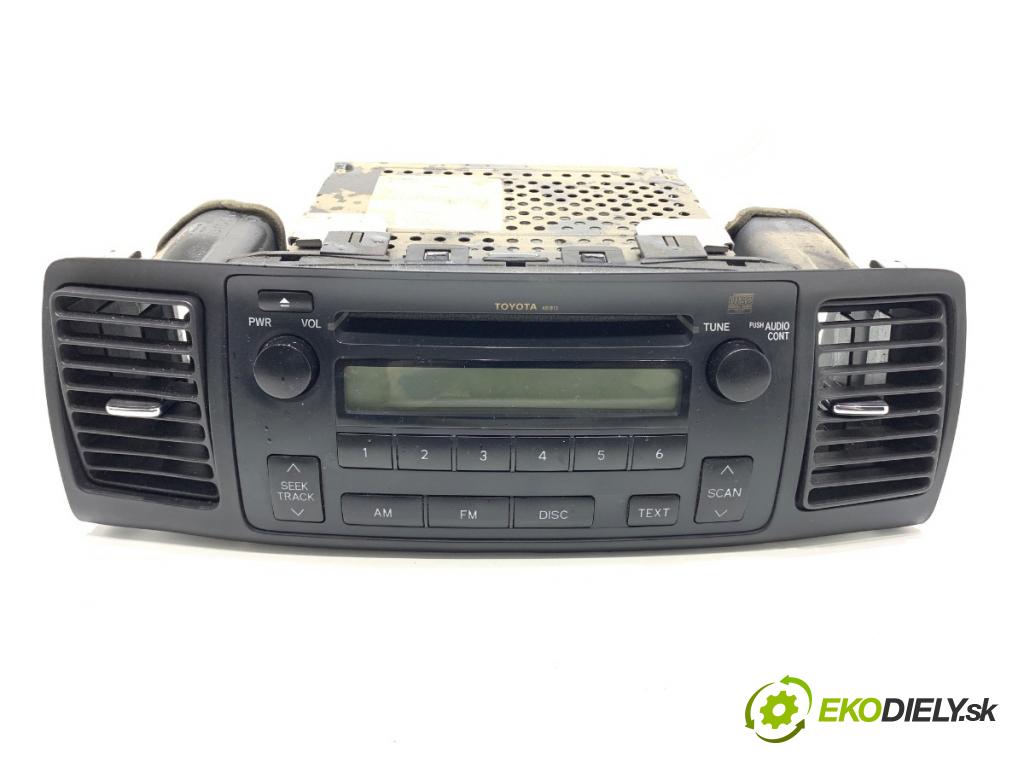 TOYOTA COROLLA E12 liftback 2005 141 kW 1.8 VVTL-i TS (ZZE123) 1796 RADIO 86120-02430 (Audio zařízení)