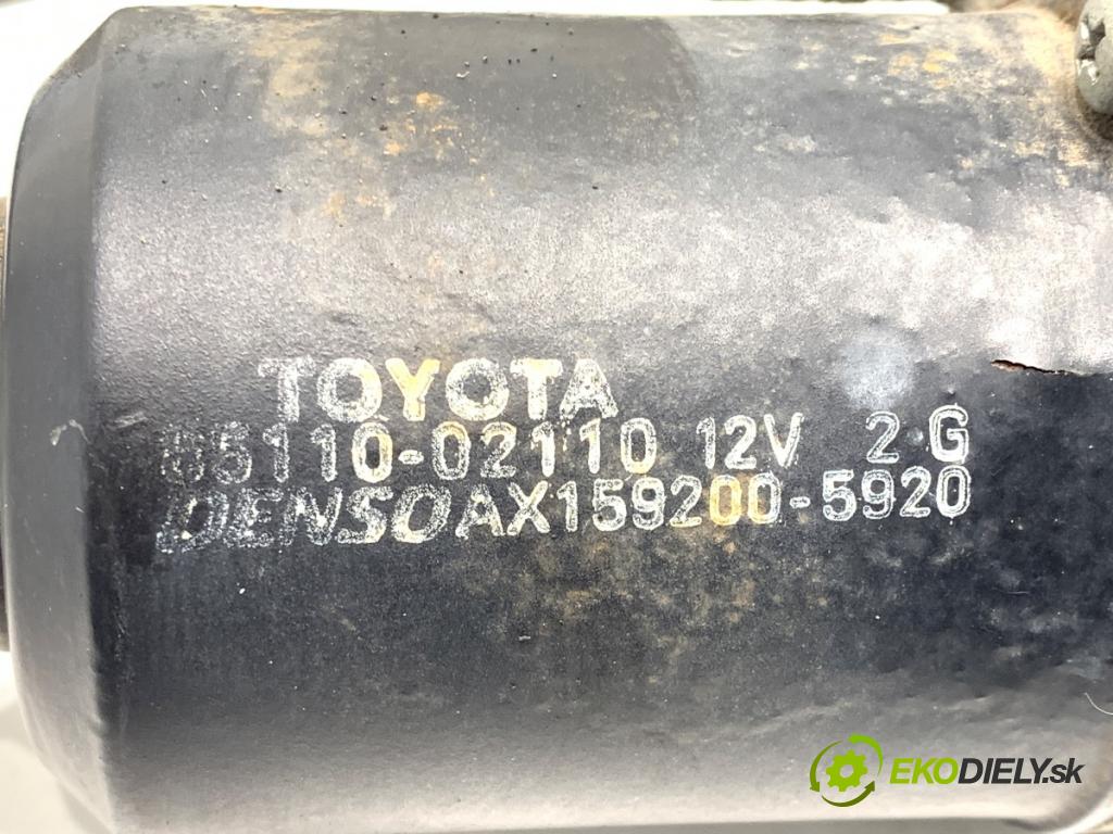 TOYOTA COROLLA E12 liftback 2005 141 kW 1.8 VVTL-i TS (ZZE123) 1796 Mechanizmus stieračov predný 85110-02110 (Motorček stieračov predný)