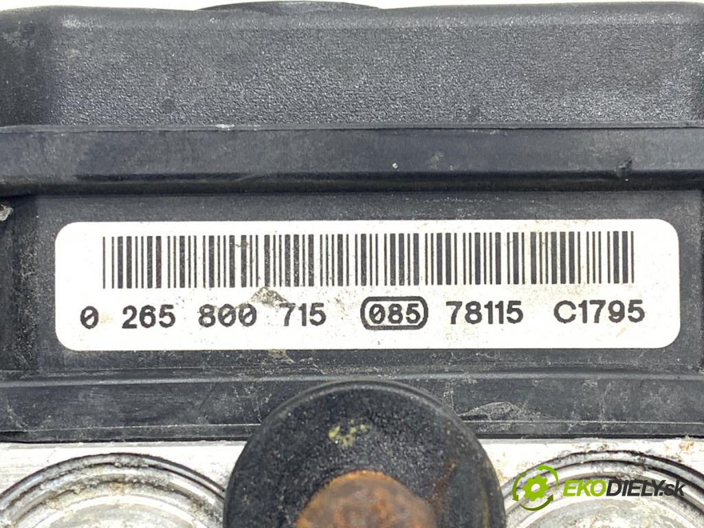 FIAT PANDA II liftback 2005 44 kW 1.2 (169.AXB11, 169.AXB1A) 1242 Pumpa ABS 0265231312 (Pumpa ABS)