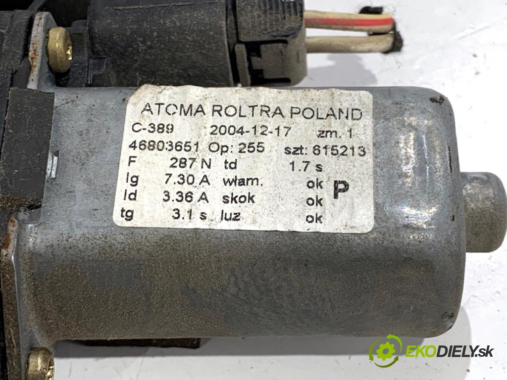 FIAT PANDA II liftback 2005 44 kW 1.2 (169.AXB11, 169.AXB1A) 1242 Mechanizmus okna pravy predný 46803651