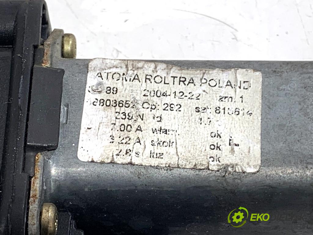 FIAT PANDA II liftback 2005 44 kW 1.2 (169.AXB11, 169.AXB1A) 1242 Mechanizmus okna ľavy predný
