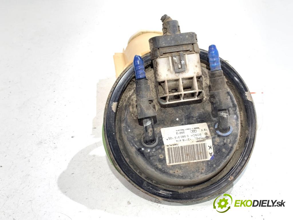 OPEL ZAFIRA A nadwozie wielkoprzestrzenne (MPV) 2003 74 kW 1.6 16V (F75) 1598 Pumpa paliva 13118414 0580313122