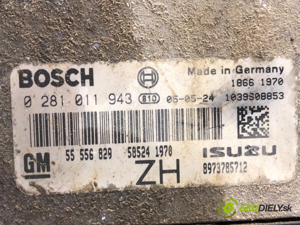 OPEL ASTRA H liftback 2005 59 kW 1.7 CDTI (L48) 1686 riadiaca jednotka Motor 55556829 (Riadiaca jednotka)