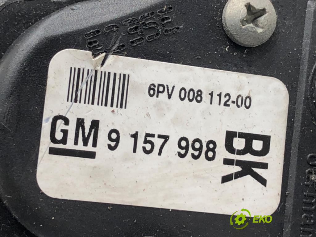 OPEL ASTRA H liftback 2005 59 kW 1.7 CDTI (L48) 1686 Potenciometer plynu 9157998 (Potenciometer plynového pedálu)