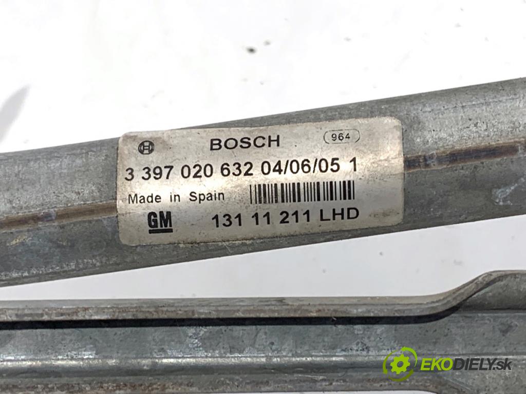 OPEL ASTRA H liftback 2005 59 kW 1.7 CDTI (L48) 1686 Mechanizmus stieračov predný 13111211 (Motorček stieračov predný)