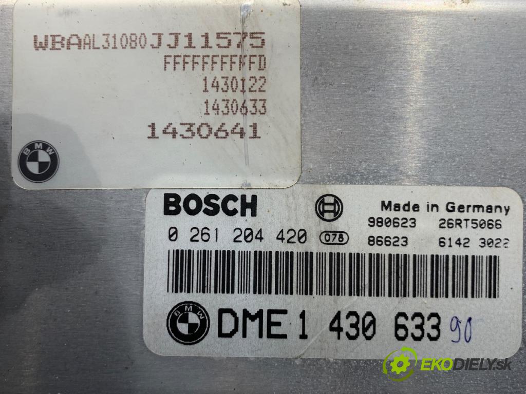 BMW E46 sedan 1998 87 kW 318 i 1895 riadiaca jednotka Motor 1430633 (Riadiaca jednotka)