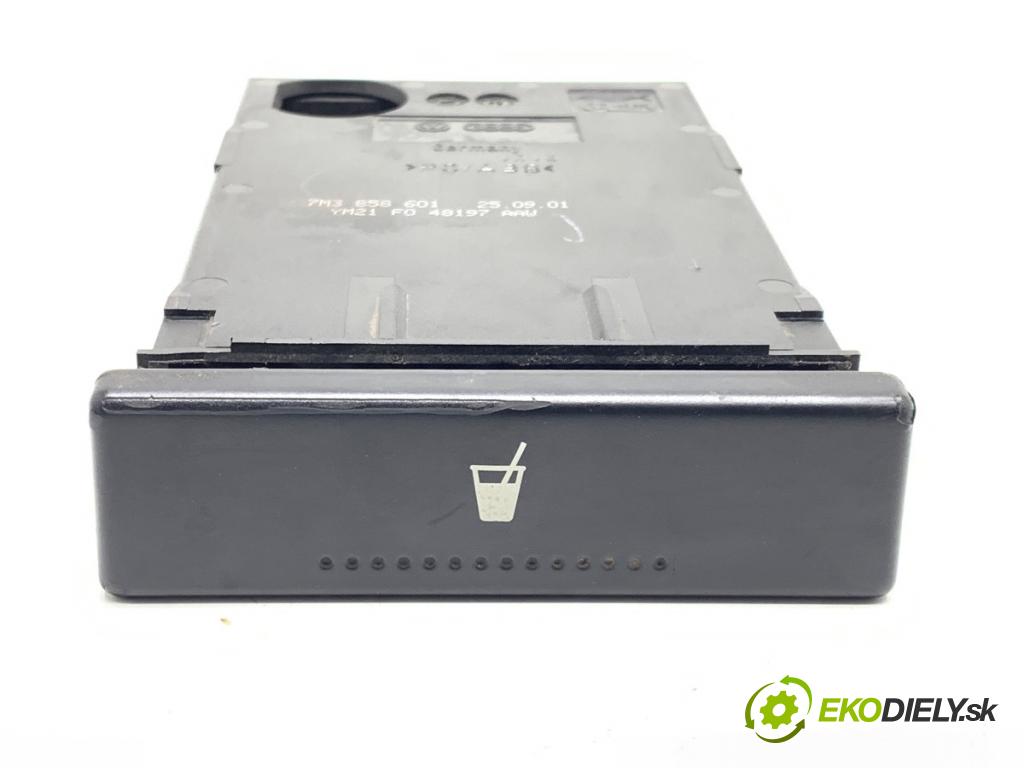 VW SHARAN nadwozie wielkoprzestrzenne (MPV) 2002 85 kW 1.9 TDI 1896 Držiak na nápoje 7M3858601 (Držiak (úchyt) na nápoje)