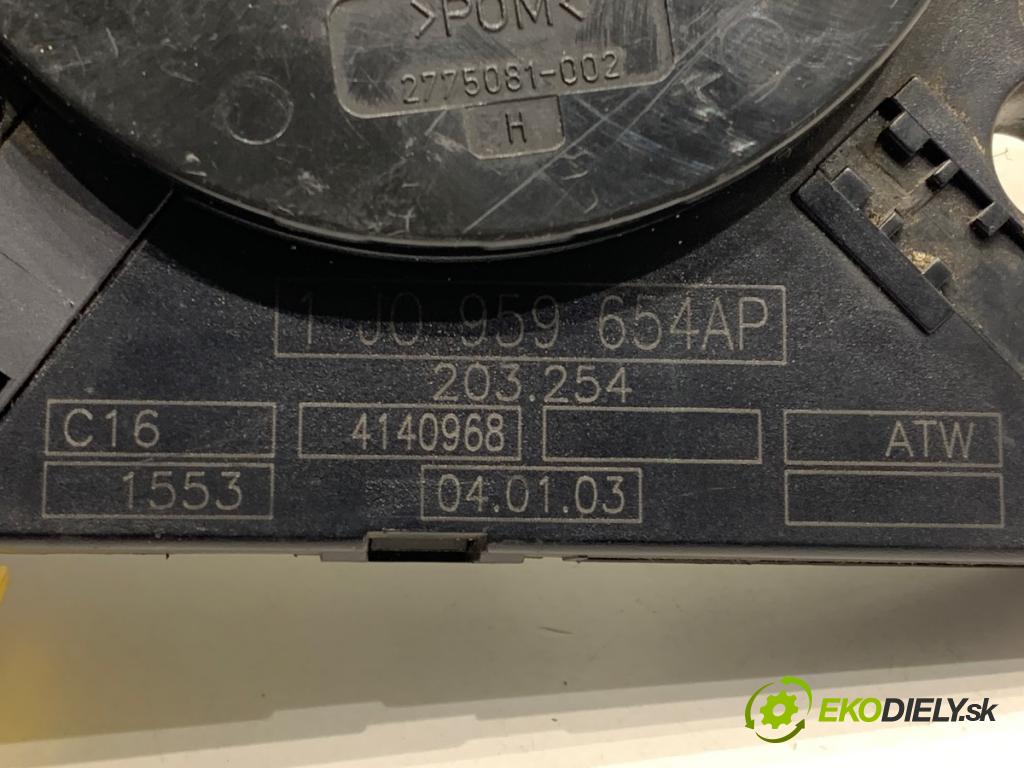 VW SHARAN nadwozie wielkoprzestrzenne (MPV) 2002 85 kW 1.9 TDI 1896 kroužek slimák airbag 1J0959654AP (Airbag)