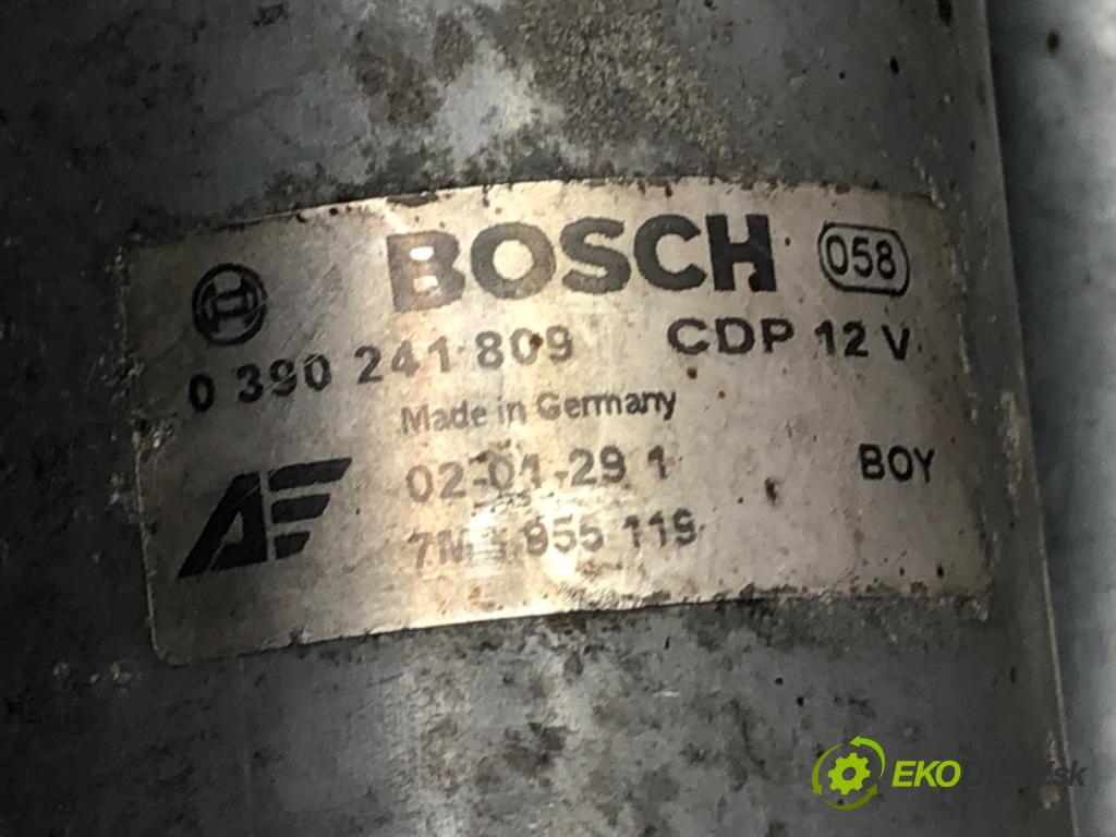 VW SHARAN nadwozie wielkoprzestrzenne (MPV) 2002 85 kW 1.9 TDI 1896 Mechanizmus stieračov predný 7M3955603D (Motorček stieračov predný)