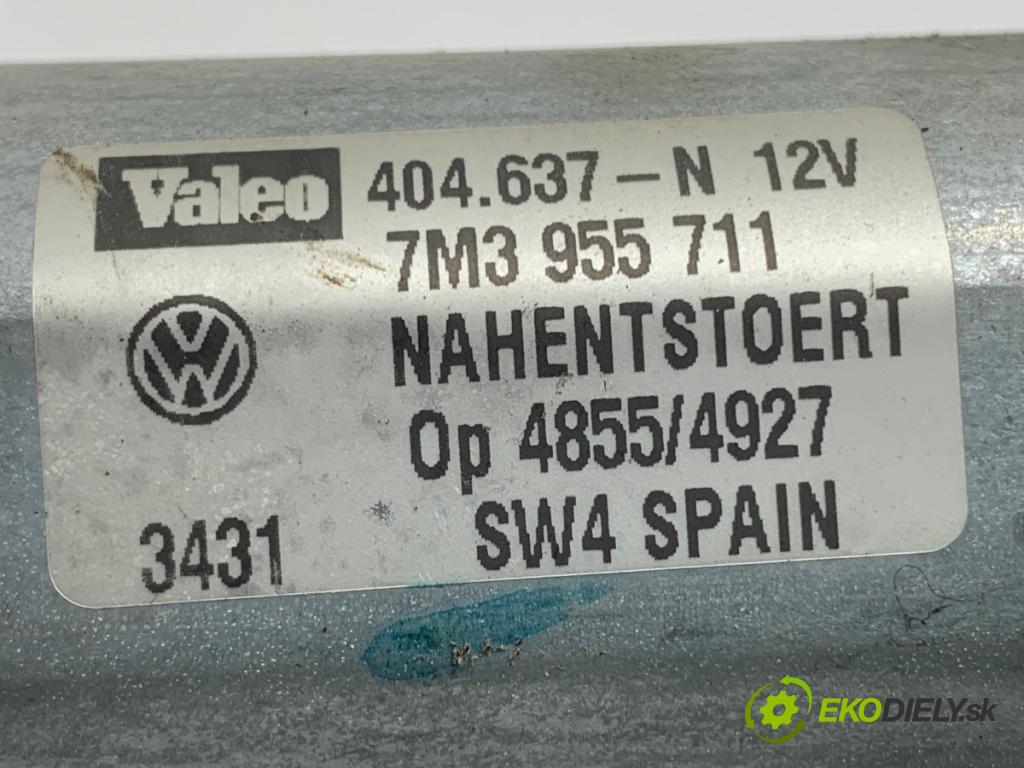 VW SHARAN nadwozie wielkoprzestrzenne (MPV) 2002 85 kW 1.9 TDI 1896 Motor stieračov zad 7M3955711