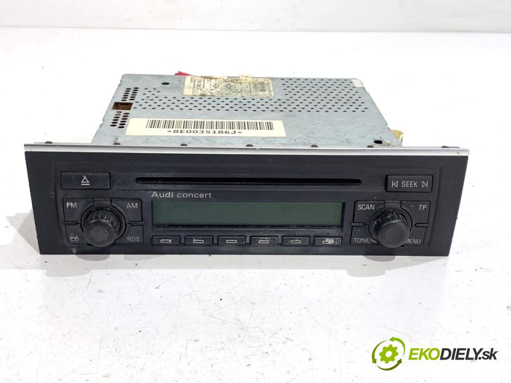 AUDI A4 B6 sedan 2003 132 kW 2.5 TDI quattro 2496 RADIO 8E0035186J (Audio zariadenie)