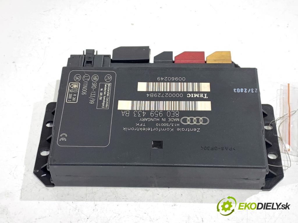 AUDI A4 B6 sedan 2003 132 kW 2.5 TDI quattro 2496 Modul komfortu 8E0959433BA (Modul komfortu)