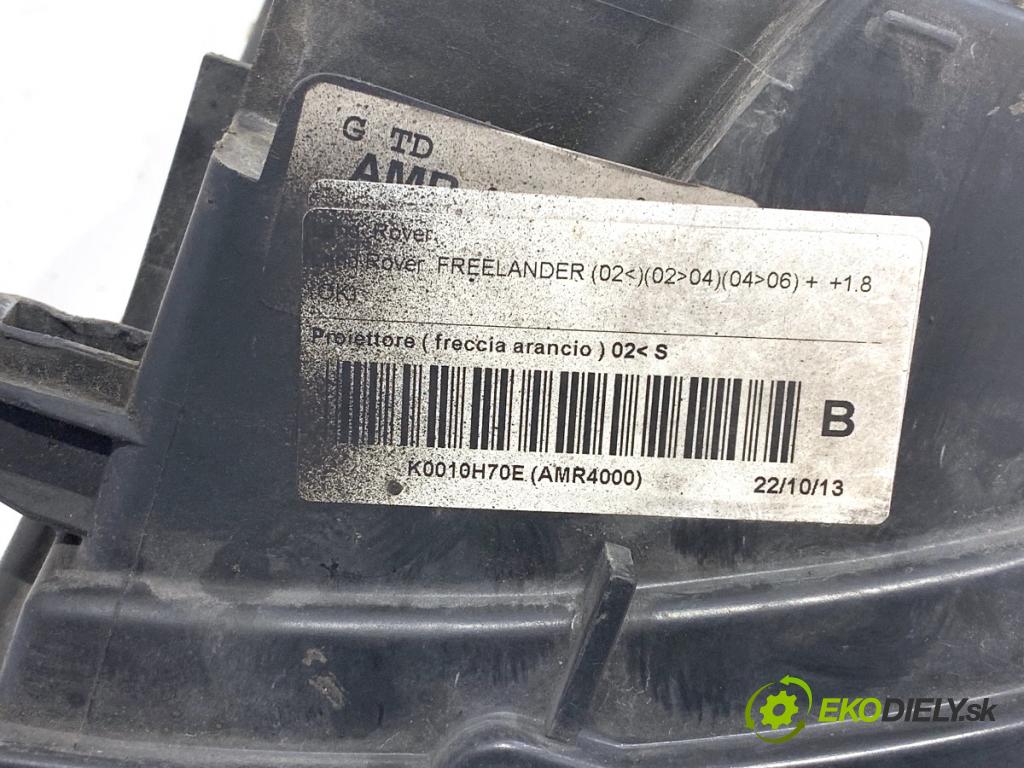 LAND ROVER FREELANDER I samochód terenowy zamknięty 2001 88 kW 1.8 i 16V 4x4 1796 Svetlomet ľavy predný
