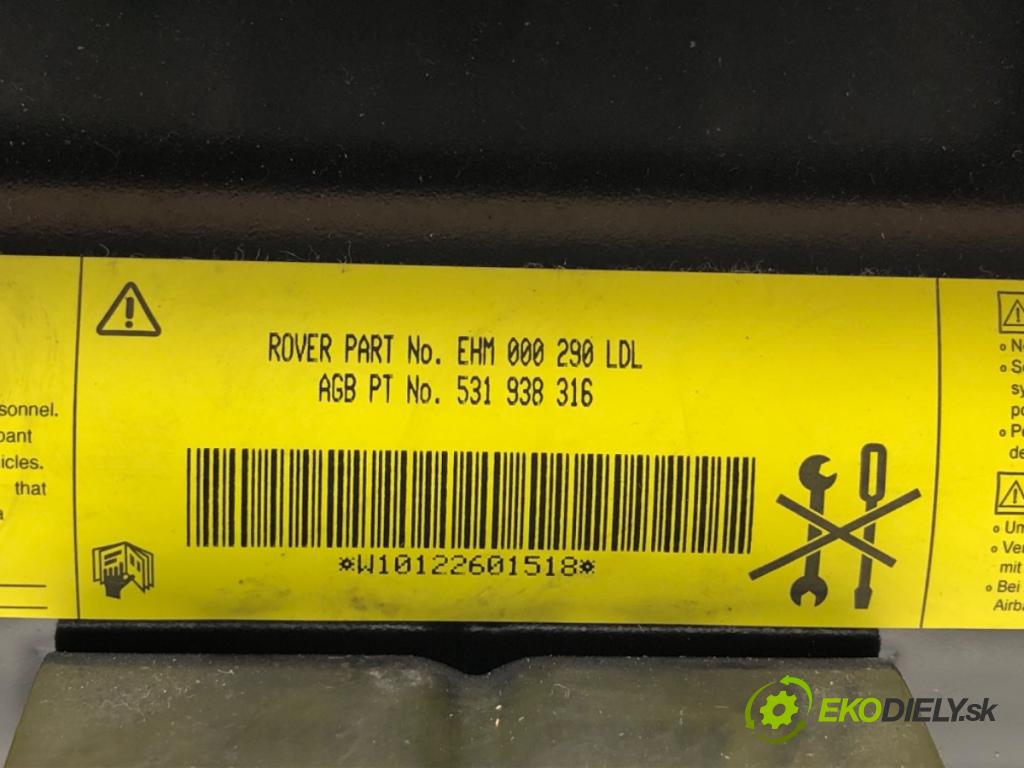 LAND ROVER FREELANDER I samochód terenowy zamknięty 2001 88 kW 1.8 i 16V 4x4 1796 AirBag spolujezdce  (Airbag)