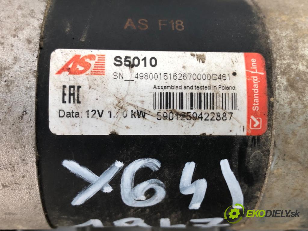 NISSAN TERRANO II samochód terenowy zamknięty 1994 91 kW 2.4 i 12V 4WD 2389 Štartér S5010 (Štartér)