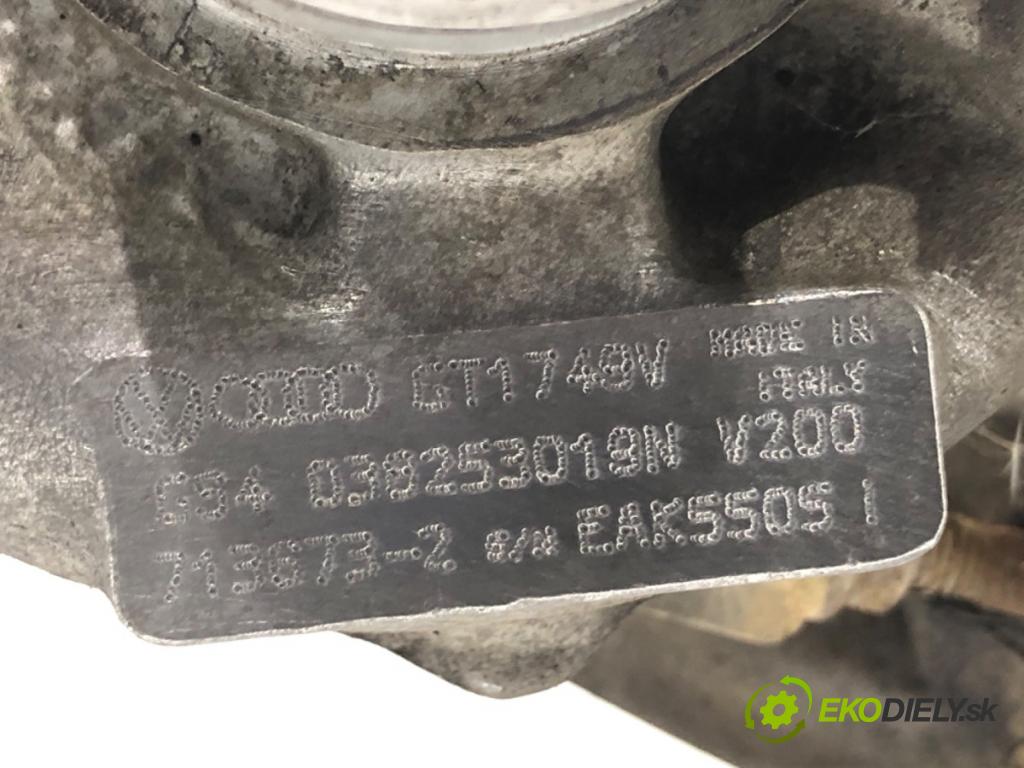 SEAT TOLEDO II sedan 2001 81 kW 1.9 TDI 1896 turbo 038253019N (Kompletní turbodmychadlo)