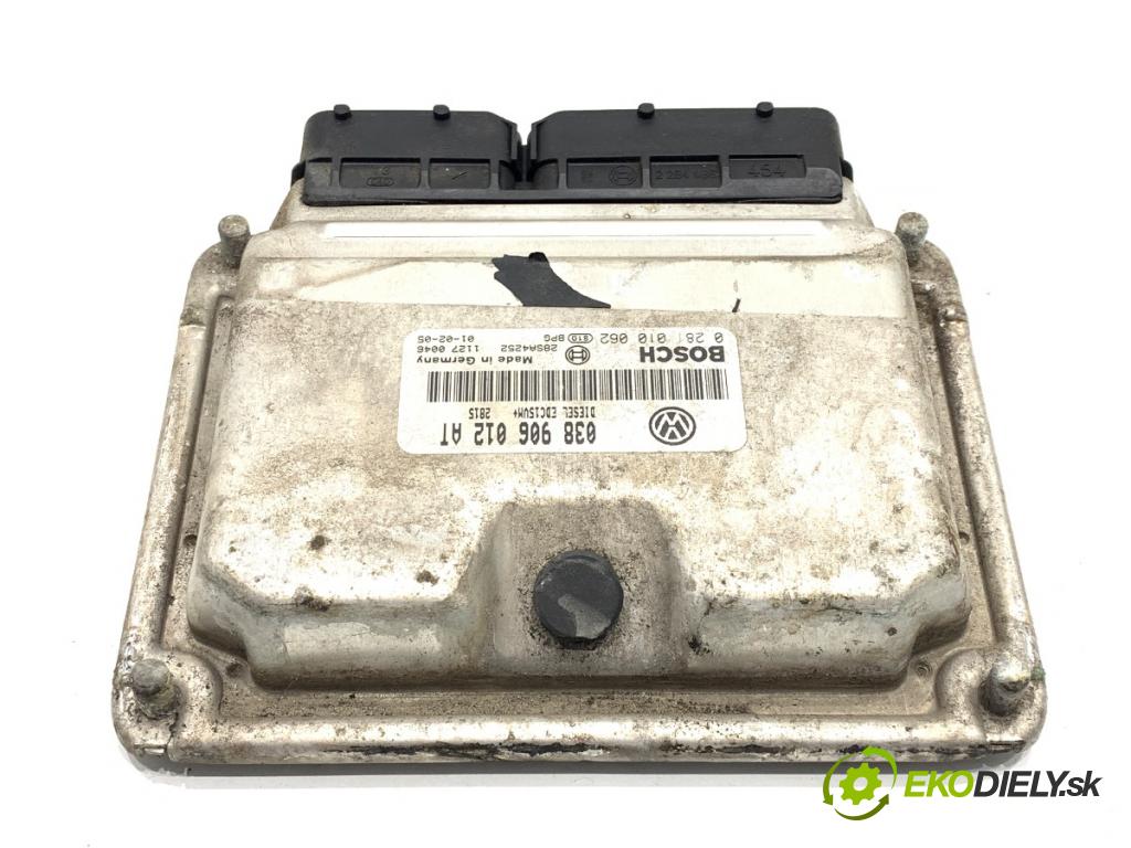 SEAT TOLEDO II sedan 2001 81 kW 1.9 TDI 1896 riadiaca jednotka Motor 038906012AT (Riadiaca jednotka)