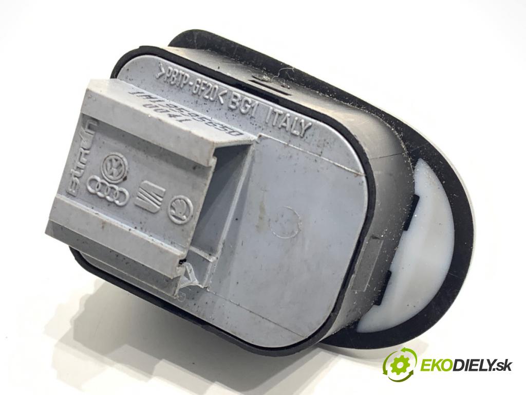 SEAT TOLEDO II sedan 2001 81 kW 1.9 TDI 1896 Prepínač nastavenia spätných zrkadiel 1M1959565D (Prepínacie páčky pod volantom)