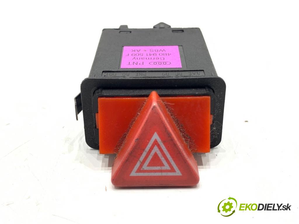 AUDI A6 C5 sedan 1997 110 kW 1.8 T 1781 Spínač svetiel výstražných (núdzových) 4B0941509F (Prepínacie páčky pod volantom)