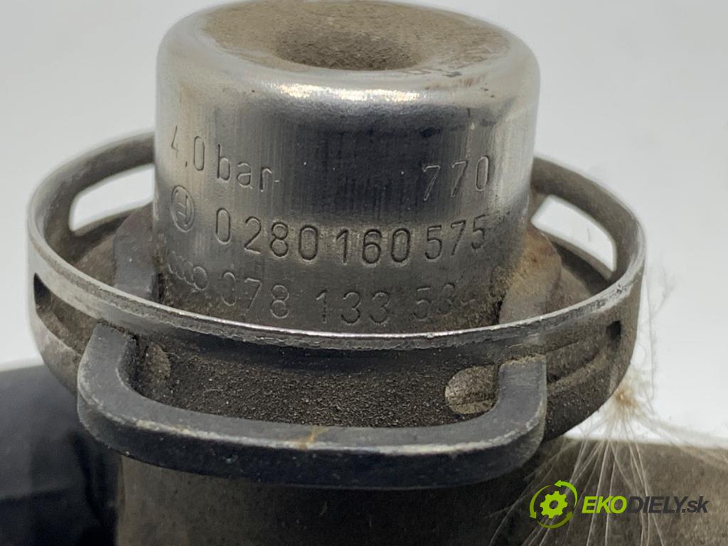 AUDI A6 C5 sedan 1997 110 kW 1.8 T 1781 lišta vstřikovací 0280160575 (Vstřikovací lišta)