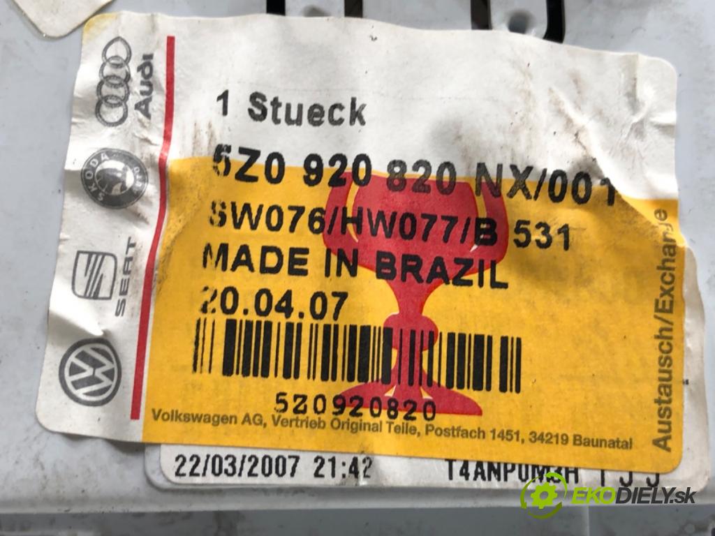 VW FOX liftback 2006 40 kW 1.2 1198 Prístrojovka 5Z0920820NX (Prístrojová doska)
