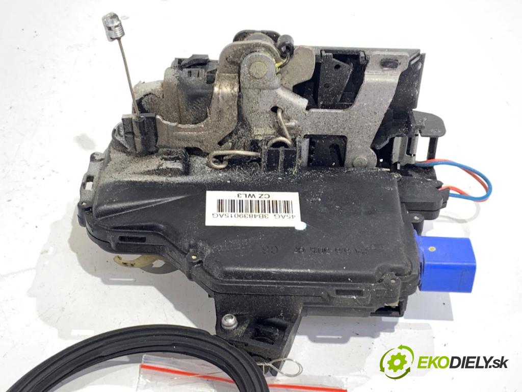 VW POLO IV 9N liftback 2005 47 kW 1.2 12V 1198 zámok Dvere ľavy zad 3B4839015AG