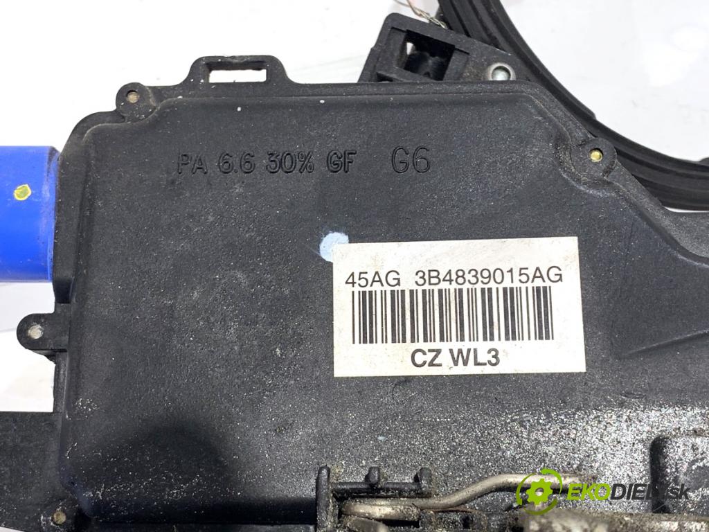 VW POLO IV 9N liftback 2005 47 kW 1.2 12V 1198 zámok Dvere ľavy zad 3B4839015AG