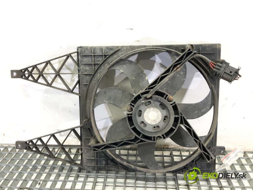VW POLO IV 9N liftback 2005 47 kW 1.2 12V 1198 Ventilátor chladiča 6Q0121207L (Ventilátor)