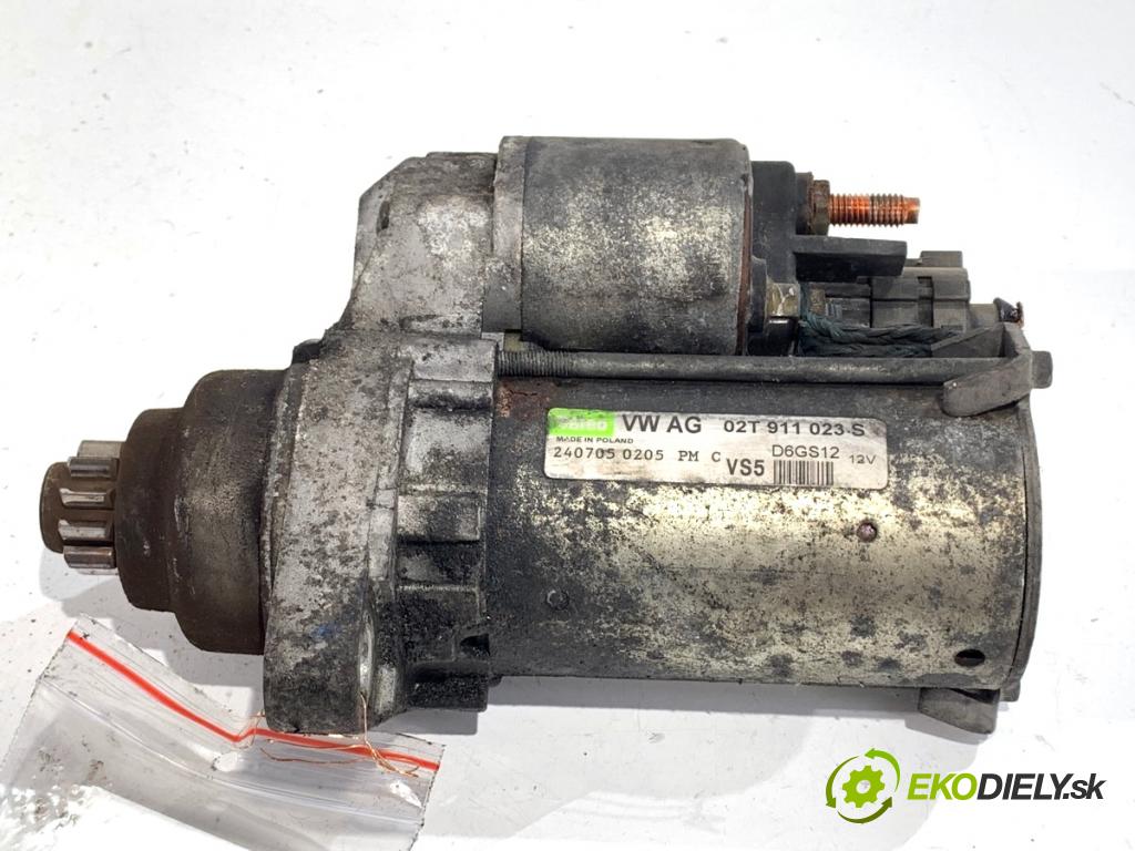 VW POLO IV 9N liftback 2005 47 kW 1.2 12V 1198 startér 02T911023S (Startér)