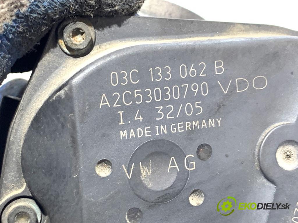 VW POLO IV 9N liftback 2005 47 kW 1.2 12V 1198 Škrtiaca klapka 03C133062B (Škrtiaca klapka)