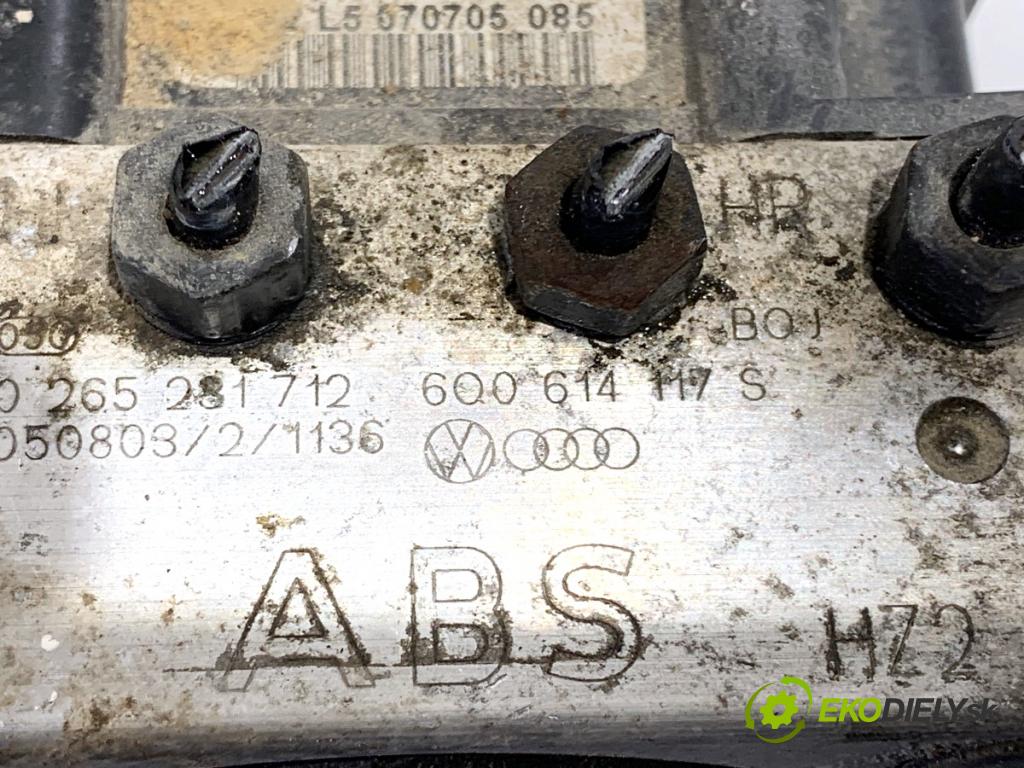 VW POLO IV 9N liftback 2005 47 kW 1.2 12V 1198 Pumpa ABS 6Q0614117S (Pumpa ABS)