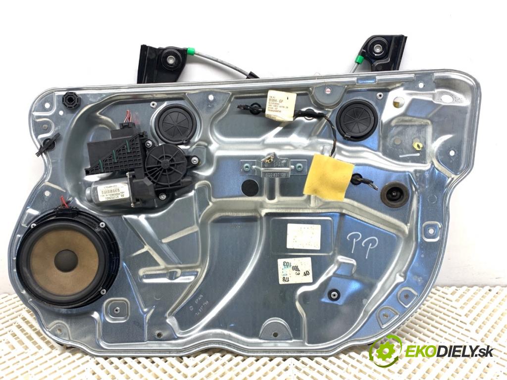VW POLO IV 9N liftback 2005 47 kW 1.2 12V 1198 Mechanizmus okna pravy predný 6Y2959801