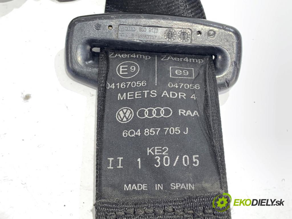 VW POLO IV 9N liftback 2005 47 kW 1.2 12V 1198 Držiak BEZPEČNOSŤ ľavy predný 6Q4857705J