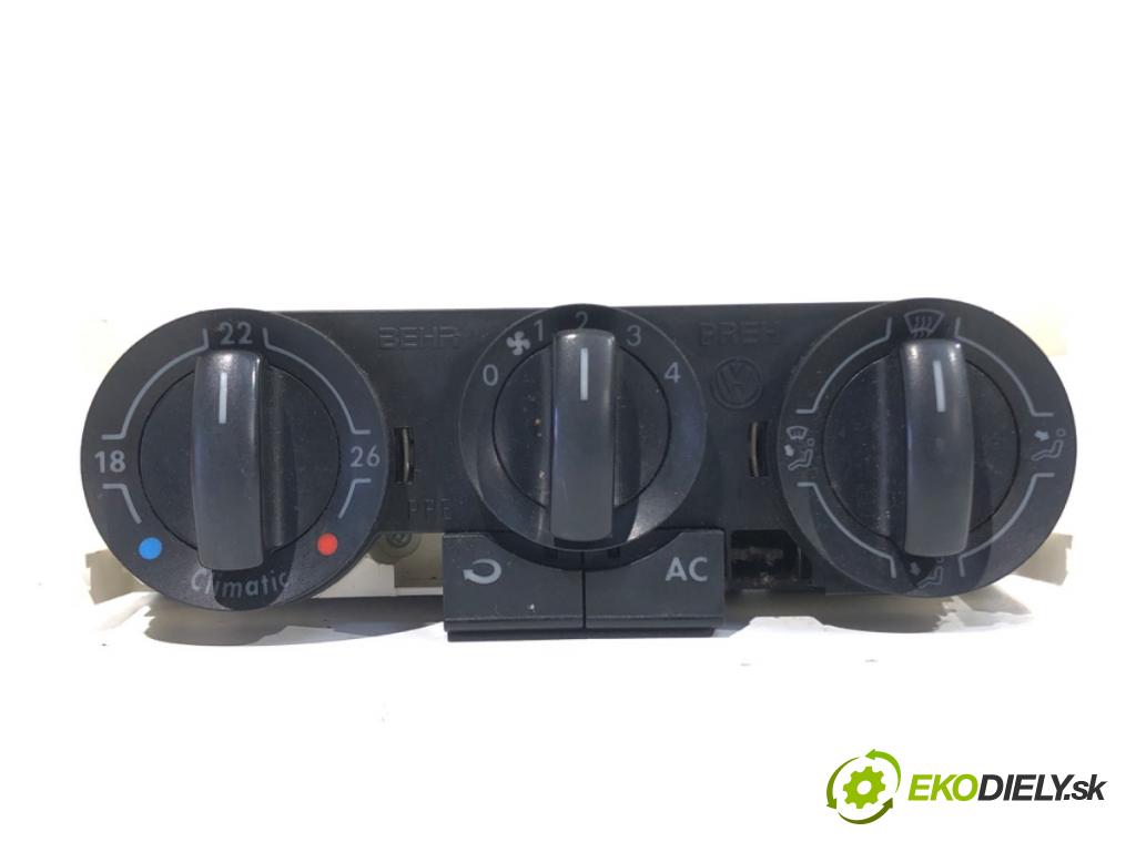VW POLO IV 9N liftback 2005 47 kW 1.2 12V 1198 Panel ovládania kúrenia 6Q0820045G (Prepínacie páčky pod volantom)