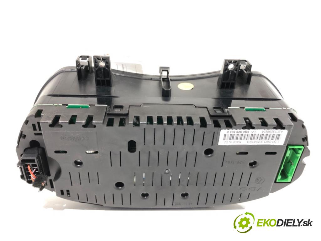 VW POLO IV 9N liftback 2005 47 kW 1.2 12V 1198 Prístrojovka 6Q0920803E (Prístrojová doska)