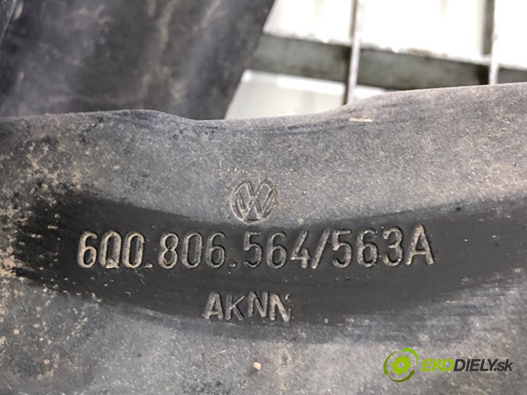 VW POLO IV 9N liftback 2005 47 kW 1.2 12V 1198 výztuha nárazníka přední část 6Q0806564 (Přední výztuha)