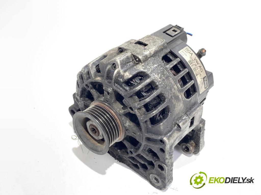 VW POLO IV 9N liftback 2005 47 kW 1.2 12V 1198 Alternátor 03D903025J (Alternátor)