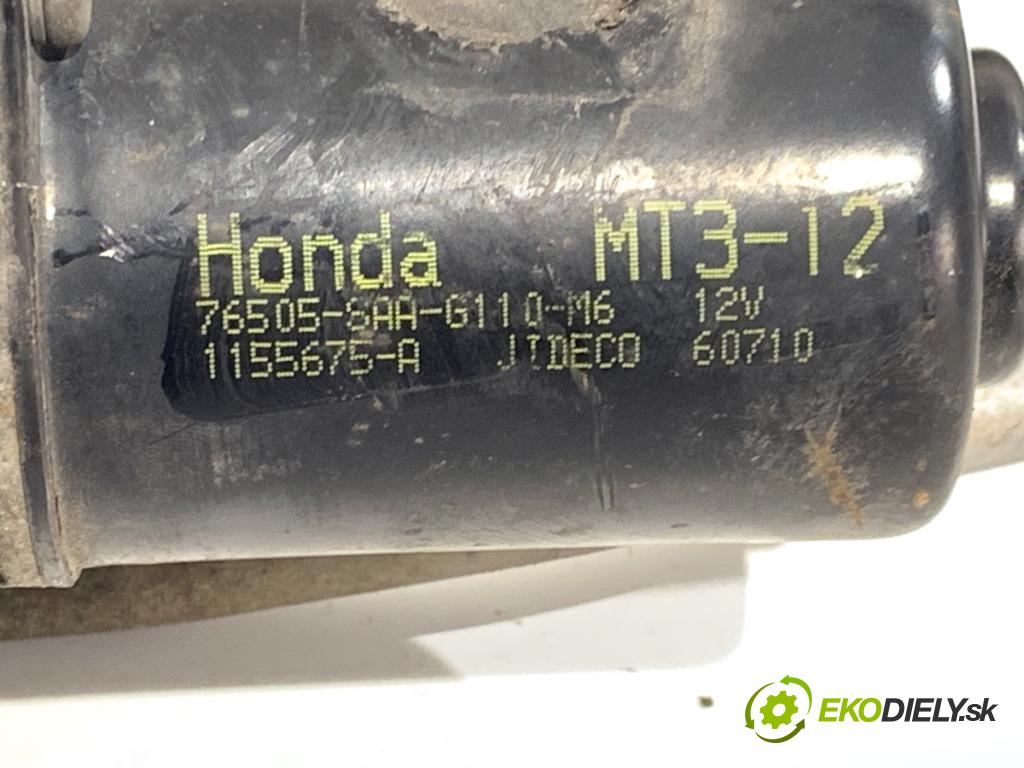 HONDA JAZZ II liftback 2007 61 kW 1.3 iDSi (GD1) 1339 mechanismus stěračů přední část 76505-SAA-G110-M6 (Motorek stěračů přední)