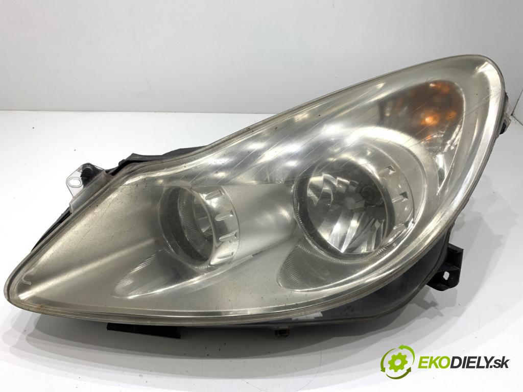 OPEL CORSA D liftback 2007 66 kW 1.4 (L08, L68) 1364 Svetlomet ľavy predný 13186381