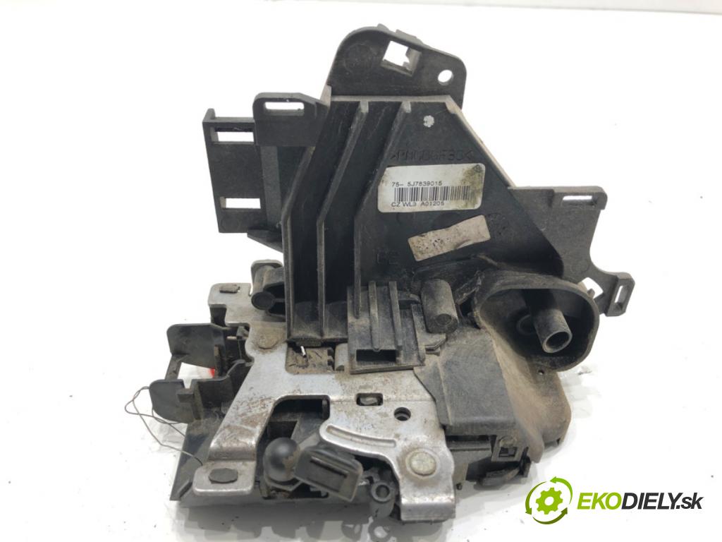 SKODA ROOMSTER nadwozie zamknięte / kombi 2007 59 kW 1.4 TDI 1422 zámok Dvere ľavy zad 5J7839015