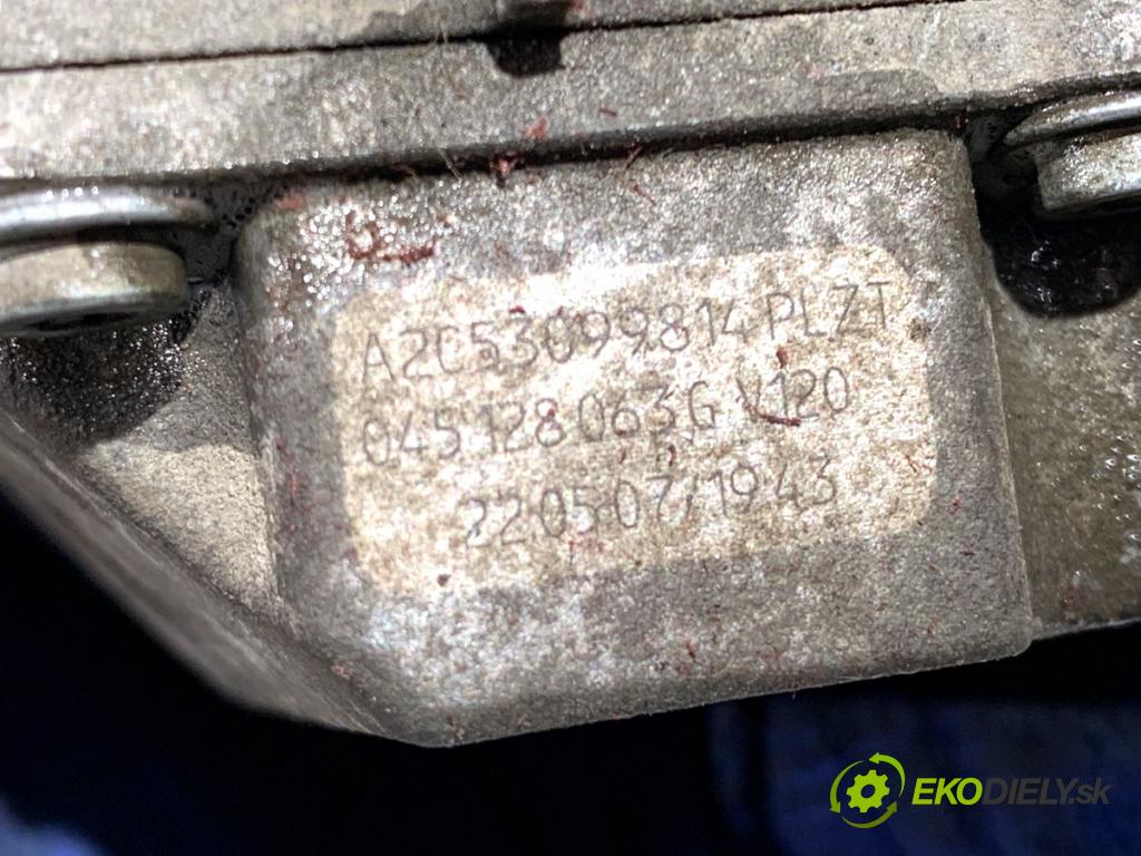 SKODA ROOMSTER nadwozie zamknięte / kombi 2007 59 kW 1.4 TDI 1422 Škrtiaca klapka 045128063G (Škrtiaca klapka)