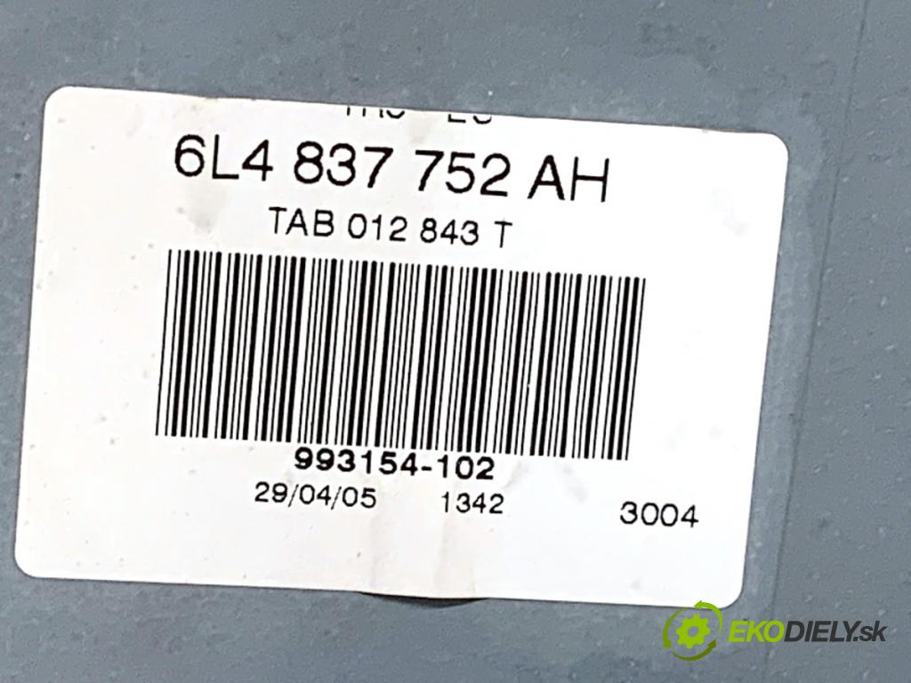 SEAT CORDOBA II sedan 2005 55 kW 1.4 16V 1390 Mechanizmus okna pravy predný 6L4837752AH