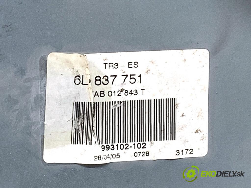 SEAT CORDOBA II sedan 2005 55 kW 1.4 16V 1390 Mechanizmus okna ľavy predný 6L4837751