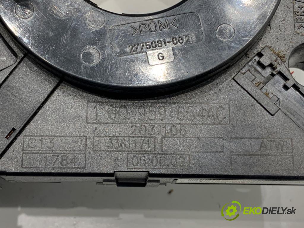 AUDI A6 C5 sedan 2002 162 kW 3.0 2976 kroužek slimák airbag 1J0959654AC (Airbag)