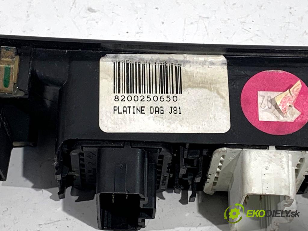 RENAULT ESPACE IV nadwozie wielkoprzestrzenne (MPV) 2003 110 kW 2.2 dCi (JK0H) 2188 Prepínač okien 8200250650 (Prepínacie páčky pod volantom)