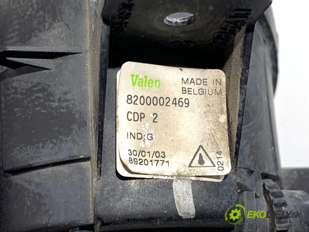 RENAULT ESPACE IV nadwozie wielkoprzestrzenne (MPV) 2003 110 kW 2.2 dCi (JK0H) 2188 Hmlové svetlo, hmlovka ľavy predný 8200002469