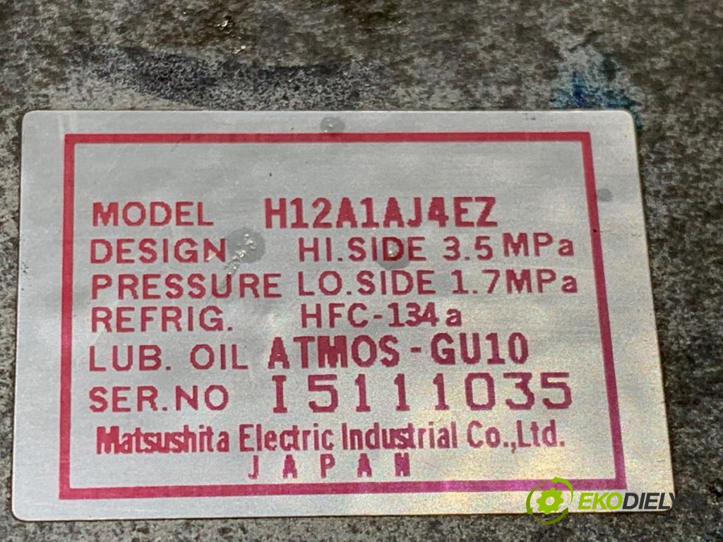 MAZDA 5 II nadwozie wielkoprzestrzenne (MPV) 2005 85 kW 1.8 (CR19) 1798 kompresor klimatizace H12A1AJ4EZ (Kompresor klimatizace)