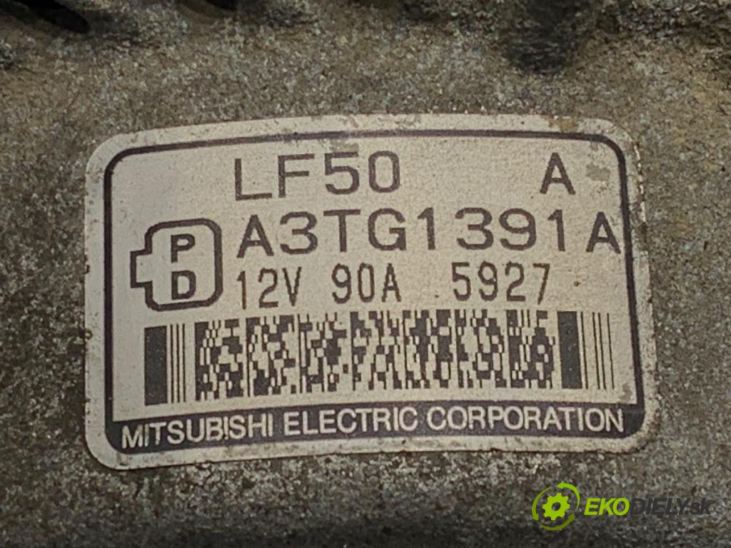 MAZDA 5 II nadwozie wielkoprzestrzenne (MPV) 2005 85 kW 1.8 (CR19) 1798 Alternátor A3TG1391A (Alternátor)