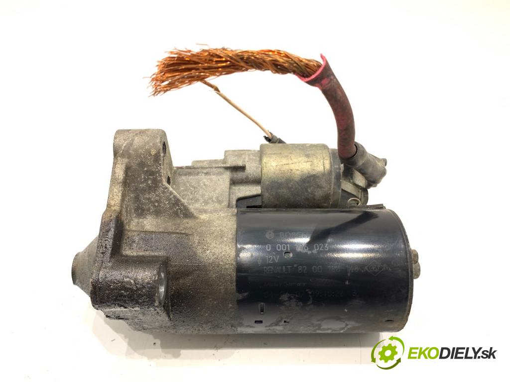 RENAULT SCÉNIC II nadwozie wielkoprzestrzenne (MPV) 2004 99 kW 2.0 (JM05, JM0U, JM1N, JM1U, JM2V) 1998 startér 8200186148 (Startér)