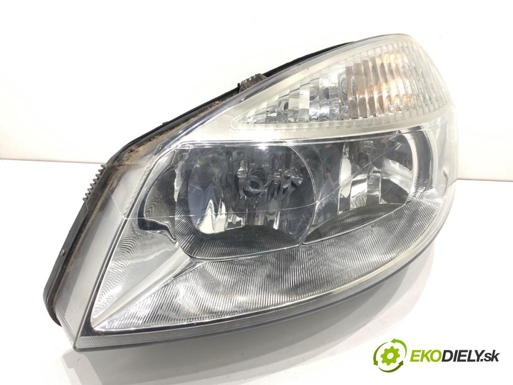 RENAULT SCÉNIC II nadwozie wielkoprzestrzenne (MPV) 2004 99 kW 2.0 (JM05, JM0U, JM1N, JM1U, JM2V) 1998 Svetlomet ľavy predný